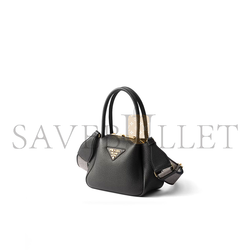 PRADA LEATHER MINI HANDBAG 1BA362 (19.5*18*9cm)